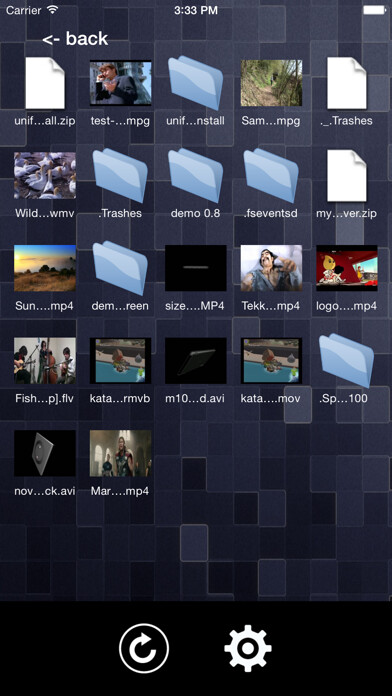 Emulate iPhone app My Media Server using MyAndroid
