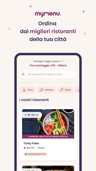 Emulate iPhone app Mymenu Ristoranti a domicilio using MyAndroid Emulate iPhone app Mymenu Ristoranti a domicilio using MyAndroid