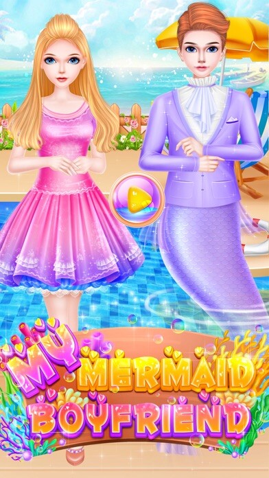 Emulate iPhone app My Mermaid Boyfriend-Dress Up using MyAndroid