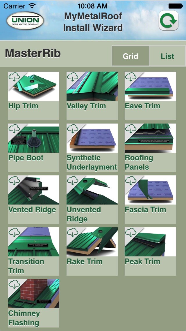 Emulate iPhone app MyMetalRoof - Install Wizard using MyAndroid Emulate iPhone app MyMetalRoof - Install Wizard using MyAndroid