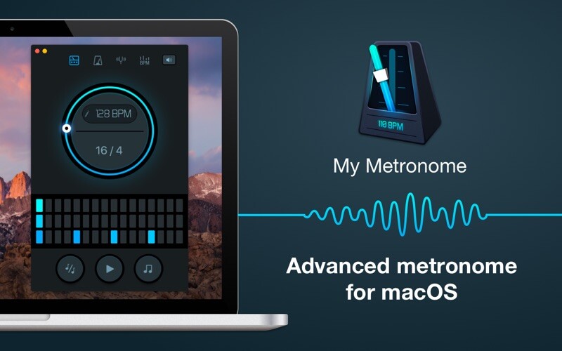 Emulate iPhone app My Metronome - Tempo Keeper using MyAndroid