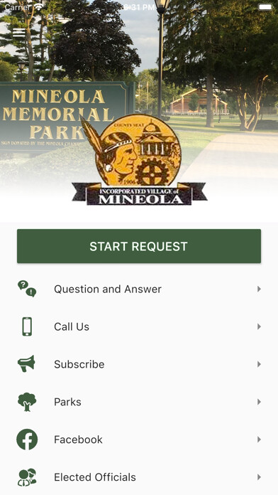 Emulate iPhone app MyMineola using MyAndroid