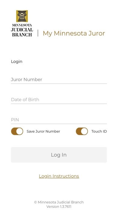Emulate iPhone app My Minnesota Juror using MyAndroid