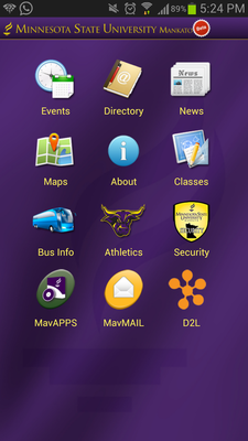 Emulate Android APK myMNSU