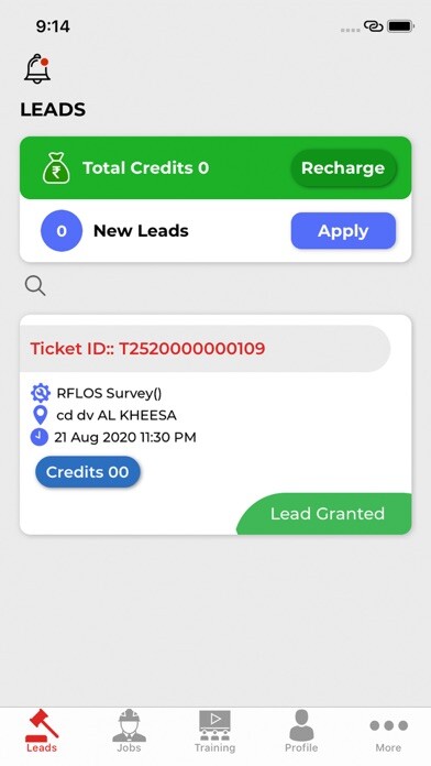 Emulate iPhone app MyMobiforce - MMF - Freelancer using MyAndroid