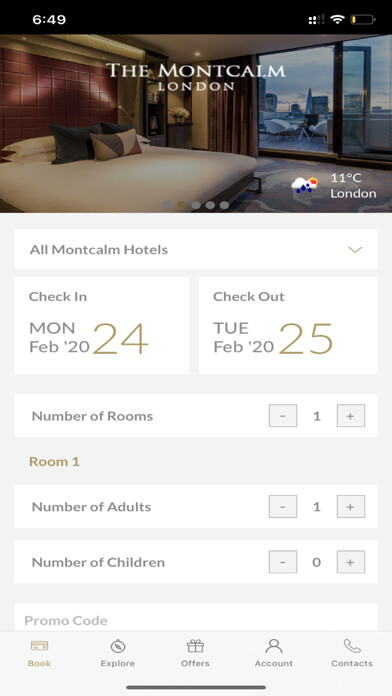 Emulate iPhone app My Montcalm using MyAndroid