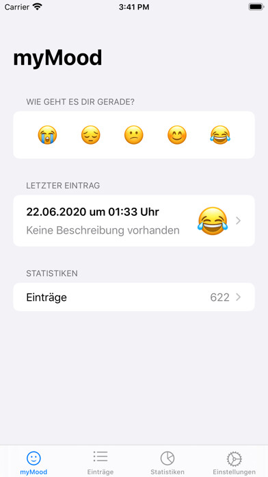 Emulate iPhone app myMood: Stimmungstagebuch using MyAndroid Emulate iPhone app myMood: Stimmungstagebuch using MyAndroid