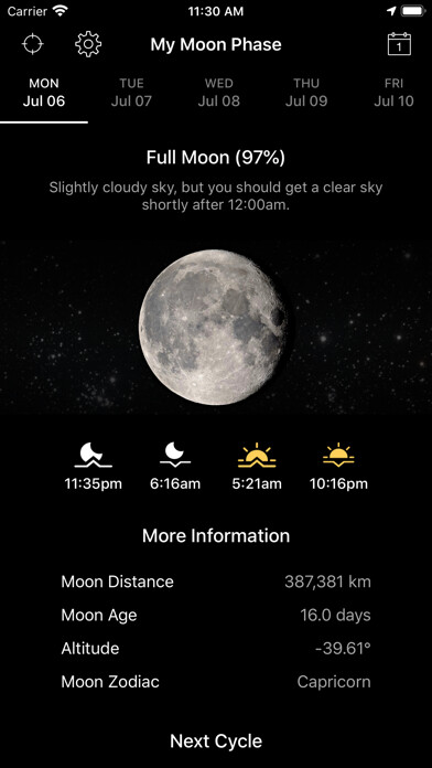 Run android online APK My Moon Phase - Lunar Calendar from MyAndroid or emulate My Moon Phase - Lunar Calendar using MyAndroid