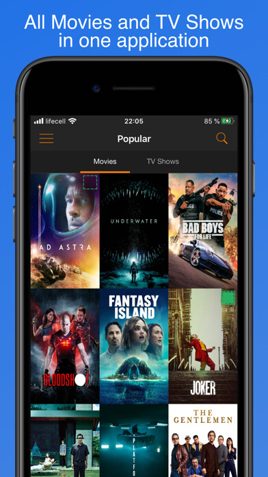 Emulate iPhone app My Movies & TV Shows Watchlist using MyAndroid Emulate iPhone app My Movies & TV Shows Watchlist using MyAndroid