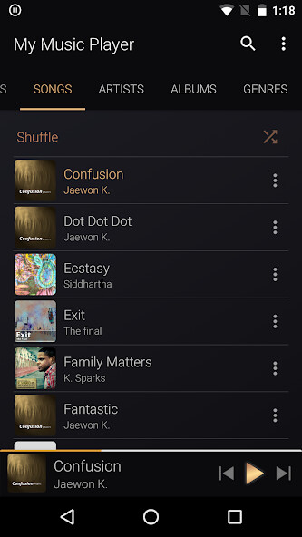 Emulate Android APK My Music Player