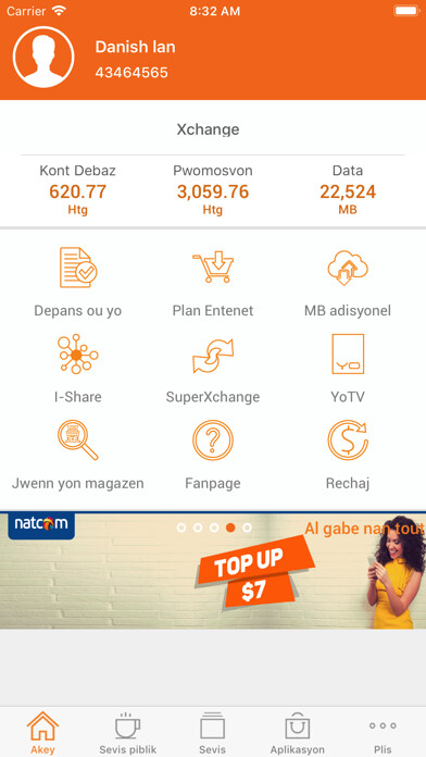 Emulate iPhone app My Natcom using MyAndroid Emulate iPhone app My Natcom using MyAndroid
