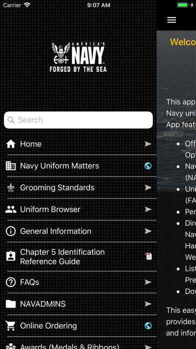 Emulate iPhone app MyNavy UNIFORMS using MyAndroid Emulate iPhone app MyNavy UNIFORMS using MyAndroid