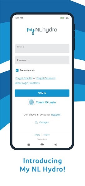 Emulate iPhone app My NL Hydro using MyAndroid Emulate iPhone app My NL Hydro using MyAndroid