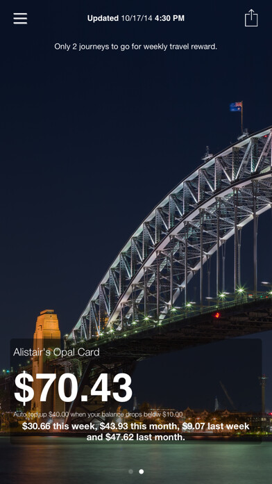 Emulate iPhone app My Opal - Opal Card App using MyAndroid Emulate iPhone app My Opal - Opal Card App using MyAndroid