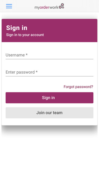 Emulate iPhone app myOrderWork using MyAndroid