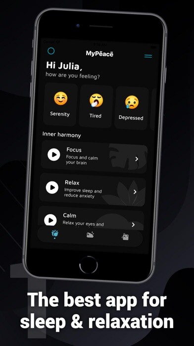 Emulate iPhone app MyPẽacẽ: sleep & relax using MyAndroid Emulate iPhone app MyPẽacẽ: sleep & relax using MyAndroid