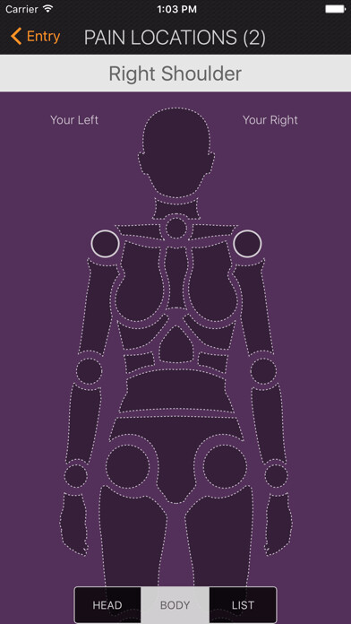 Emulate iPhone app My Pain Diary & Symptom Tracker: Gold Edition using MyAndroid Emulate iPhone app My Pain Diary & Symptom Tracker: Gold Edition using MyAndroid