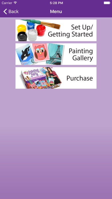 Emulate iPhone app My Painting Party using MyAndroid Emulate iPhone app My Painting Party using MyAndroid