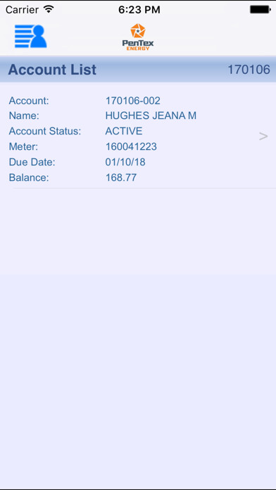 Emulate iPhone app my PenTex using MyAndroid