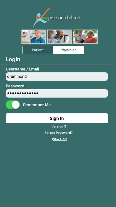 Emulate iPhone app myPersonalChart using MyAndroid Emulate iPhone app myPersonalChart using MyAndroid