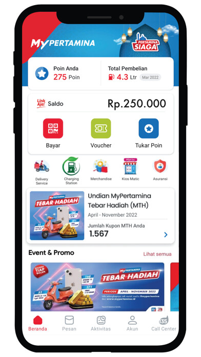 Run android online APK My Pertamina from MyAndroid or emulate My Pertamina using MyAndroid