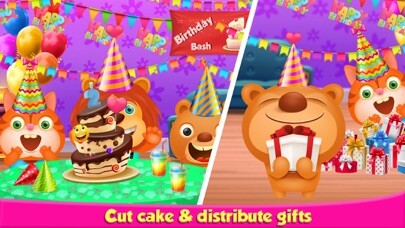 Emulate iPhone app My Pet Birthday Party using MyAndroid