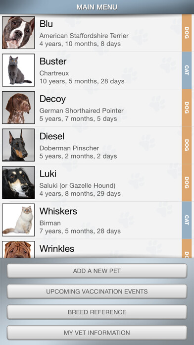 Emulate iPhone app My Pet Project using MyAndroid