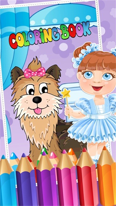 Emulate iPhone app My Pet Puppy Coloring Book Drawing for Kid Games using MyAndroid
