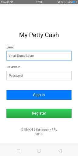 Run android online APK MY PETTY CASH from MyAndroid or emulate MY PETTY CASH using MyAndroid
