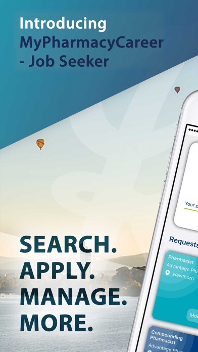 Emulate iPhone app My Pharmacy Career: JobSeeker using MyAndroid