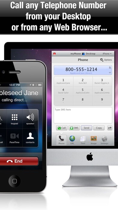 Emulate iPhone app myPhoneDesktop using MyAndroid