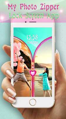 Emulate Android APK My Photo Zipper Lock Screen App