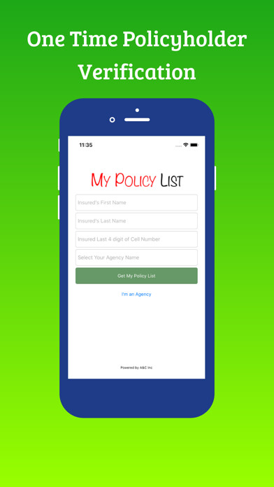 Emulate iPhone app My Policy List using MyAndroid Emulate iPhone app My Policy List using MyAndroid