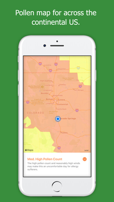 Emulate iPhone app My Pollen Forecast Pro using MyAndroid Emulate iPhone app My Pollen Forecast Pro using MyAndroid