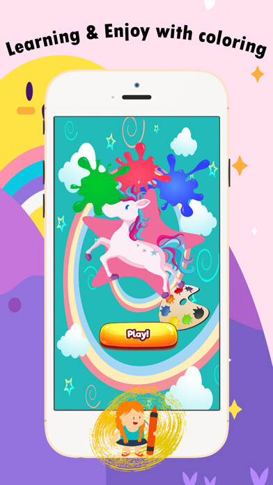 Emulate iPhone app My Pony Coloring Book for children age 1-10: Games free for Learn to use finger while coloring with each coloring pages using MyAndroid