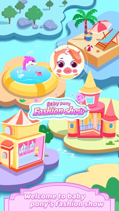 Emulate iPhone app My Pony Makeup Dress up Games using MyAndroid