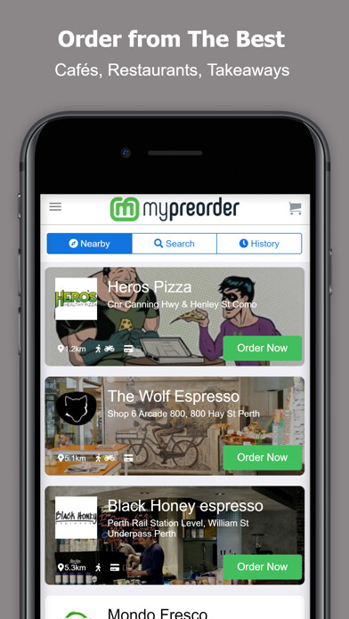 Emulate iPhone app mypreorder - food & drink using MyAndroid Emulate iPhone app mypreorder - food & drink using MyAndroid