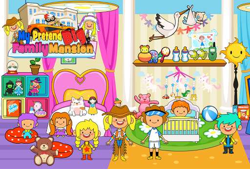 Web online My Pretend Family Mansion - Big Friends Dollhouse