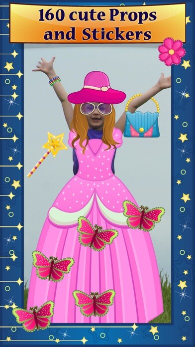 Emulate iPhone app My Princess Photo Booth- Dress up props and stickers editor for girls using MyAndroid Emulate iPhone app My Princess Photo Booth- Dress up props and stickers editor for girls using MyAndroid