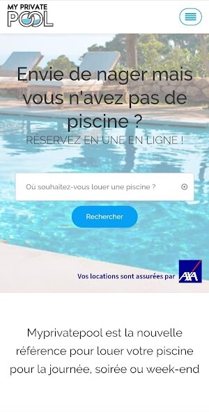Run android online APK My Private Pool - Location de piscines from MyAndroid or emulate My Private Pool - Location de piscines using MyAndroid