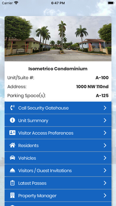 Emulate iPhone app My Property Access using MyAndroid