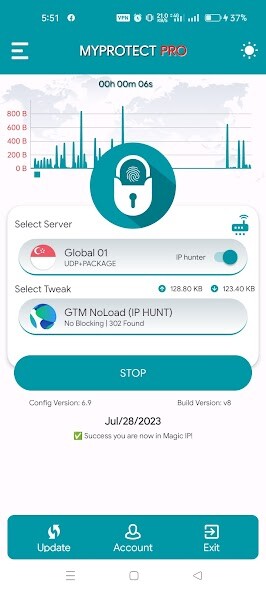 Emulate Myprotect Pro VPN from MyAndroid or run Myprotect Pro VPN using MyAndroid