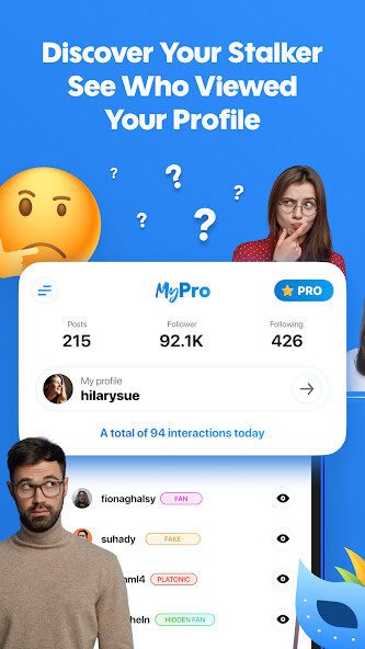 Run android online APK MyPro - Who Viewed My Profile from MyAndroid or emulate MyPro - Who Viewed My Profile using MyAndroid