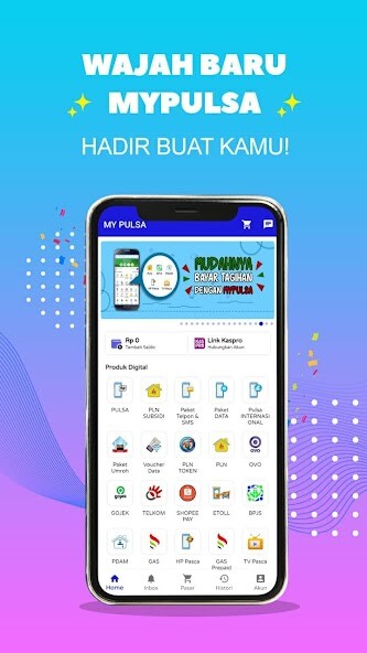 Run android online APK MYPULSA-Agen Pulsa Paket Data  Bayar Tagihan PPOB from MyAndroid or emulate MYPULSA-Agen Pulsa Paket Data  Bayar Tagihan PPOB using MyAndroid