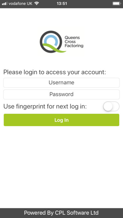 Emulate iPhone app My QCF using MyAndroid