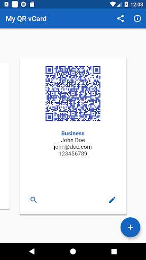 Run android online APK My QR vCard from MyAndroid or emulate My QR vCard using MyAndroid