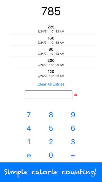 Emulate iPhone app My Quick Counter using MyAndroid