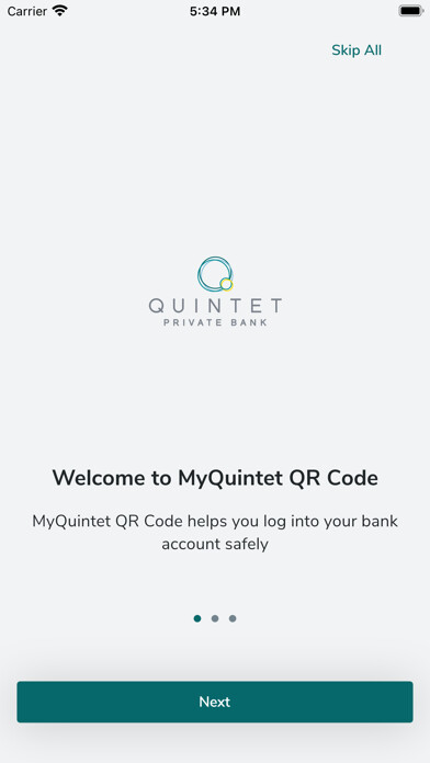 Emulate iPhone app MyQuintet QR Code using MyAndroid