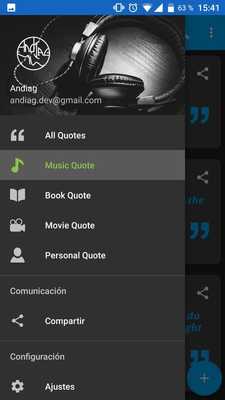 Emulate Android APK My Quotes (Lite)