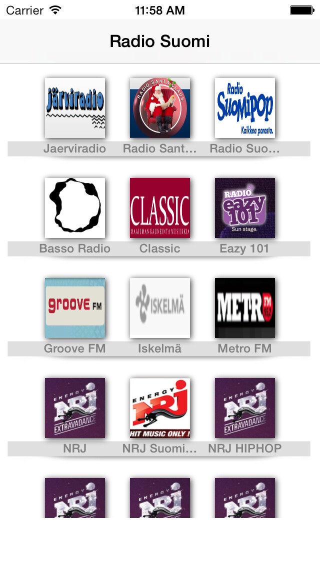 Emulate iPhone app My Radio Suomi: Suomi Kaikki radiot samalla ohjelmalla! Live radio;) using MyAndroid Emulate iPhone app My Radio Suomi: Suomi Kaikki radiot samalla ohjelmalla! Live radio;) using MyAndroid